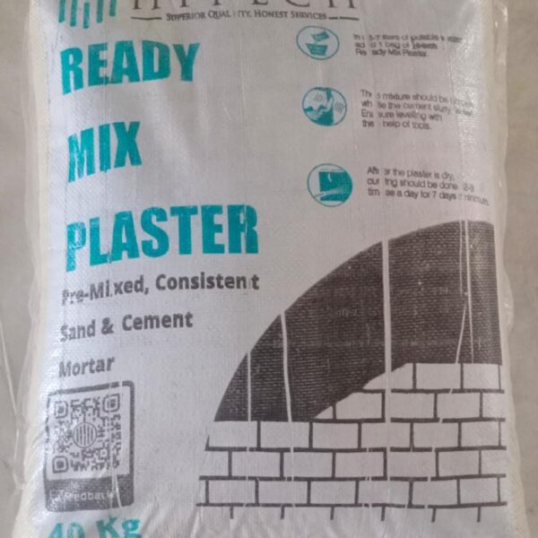 Hi -Tech ReadyMix Plaster, For Commercial, Packaging Size: 40 Kg